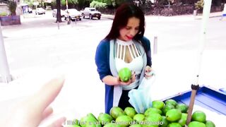 Carnedelmercado - Eva Cuervo Goth Latina Colombiana Teen Drilled Hard By A Big Cock