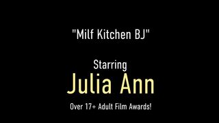 Meat And Milk For Busty Housewife Julia Ann In The Kitchen