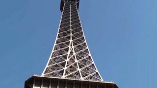 Eiffel Tower Public Threesome