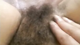 Playing With My Hairy Pussy