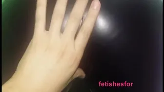 Fetishwife Milking The Slave Cock In Washing Gloves Glovejob & Leather Leggings & Boots