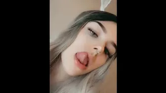 Sexy Teen Tongue Tease