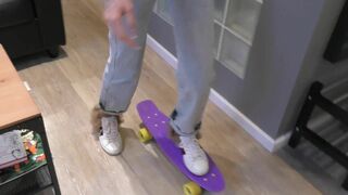 Skinny Asian Teen Skater Licked My Fat Balls