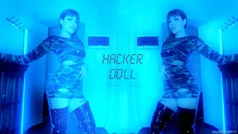 Hacker Doll Tech Goddess Infiltrates Your Computer - You Downloaded A Virus