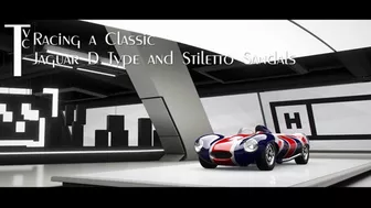 Racing A Classic: Jaguar D Type And Stiletto Sandals (Mp4 720P)